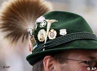 A man in a Bavarian hat