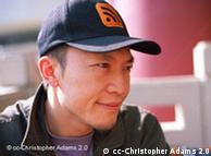 中国知名博客作者、中文网志年会组织者之一毛向辉。摄影作者： Christopher Adams